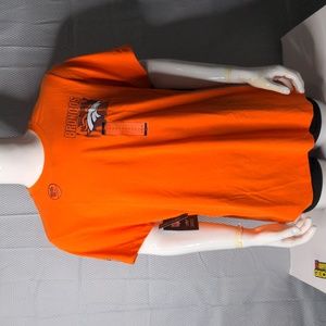 Nike Tee Denver Broncos Men Size Large Dry Fit Orange